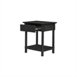 NPD Furniture Azella KD Nightstand/Side Table in Alto Black