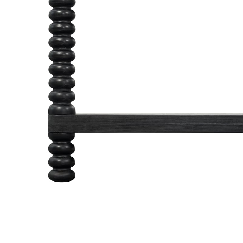 NPD Furniture Azella KD Nightstand/Side Table in Alto Black