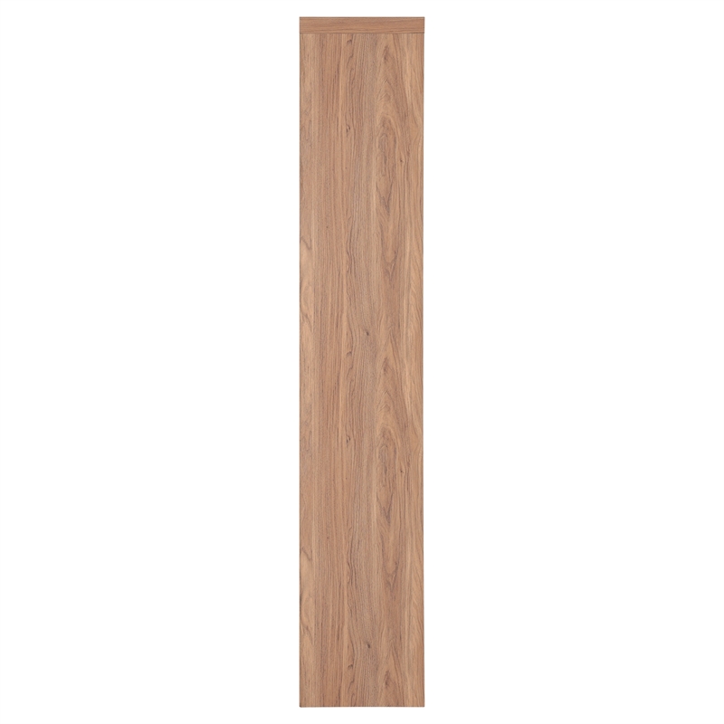NPD Furniture Larson Shelf w/ Cabinet in Terra Oak