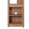 NPD Furniture Larson Shelf w/ Cabinet in Terra Oak