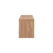 NPD Furniture Larson Entryway Storage Bench in Terra Oak