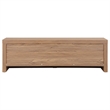 NPD Furniture Larson Entryway Storage Bench in Terra Oak