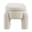 NPD Furniture Bowden Chenille Bench in Salzburg Beige