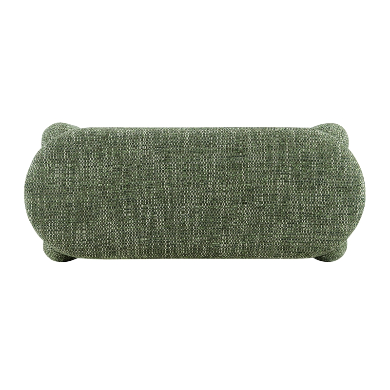 NPD Furniture Bowden Chenille Bench in Salzburg Green