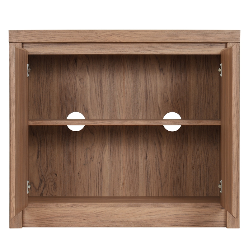NPD Furniture Larson Cabinet 2 Doors in Terra Oak