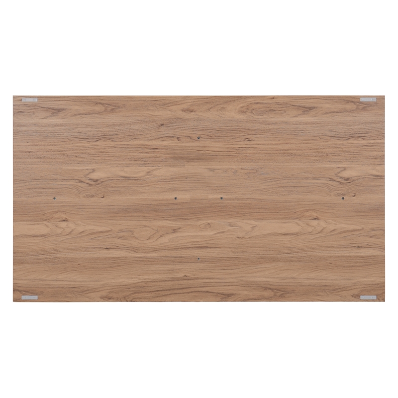 NPD Furniture Larson Rectangular Coffee Table in Terra Oak