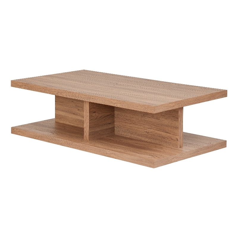 NPD Furniture Larson Rectangular Coffee Table in Terra Oak