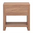 NPD Furniture Larson Nightstand/Side Table in Terra Oak