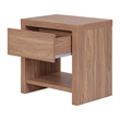 NPD Furniture Larson Nightstand/Side Table in Terra Oak