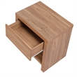 NPD Furniture Larson Nightstand/Side Table in Terra Oak