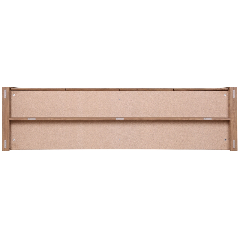 NPD Furniture Larson Buffet/Sideboard 4 Doors in Terra Oak