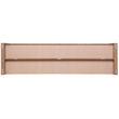 NPD Furniture Larson Buffet/Sideboard 4 Doors in Terra Oak