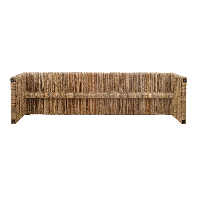 New Pacific Direct Kanza Abaca Bench in Natural