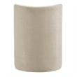 NPD Furniture Morraine Chenille Dining Side Chair w/ Casters in Beige