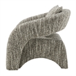 NPD Furniture Lunessa Boucle Accent Arm Chair in Dappled Taupe
