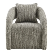 NPD Furniture Lunessa Boucle Accent Arm Chair in Dappled Taupe