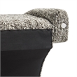 NPD Furniture Lunessa Boucle Accent Arm Chair in Dappled Taupe
