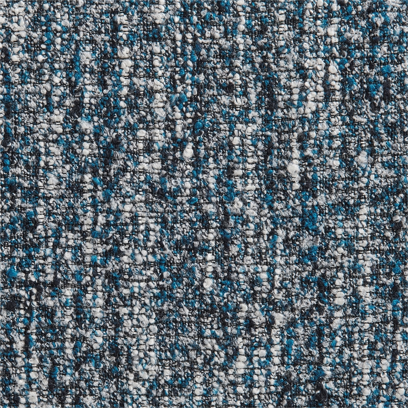 NPD Furniture Lunessa Boucle Accent Arm Chair in Dappled Blue