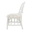 NPD Furniture Ayanna Rattan Dining Side Chair in White