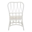 NPD Furniture Ayanna Rattan Dining Side Chair in White