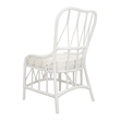 NPD Furniture Ayanna Rattan Dining Side Chair in White