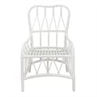 NPD Furniture Ayanna Rattan Dining Side Chair in White