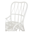NPD Furniture Ayanna Rattan Dining Side Chair in White
