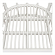 NPD Furniture Ayanna Rattan Dining Side Chair in White