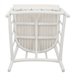 NPD Furniture Ayanna Rattan Dining Side Chair in White