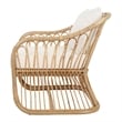 New Pacific Direct Maeva Rattan Accent Arm Chair in Natural Wheat