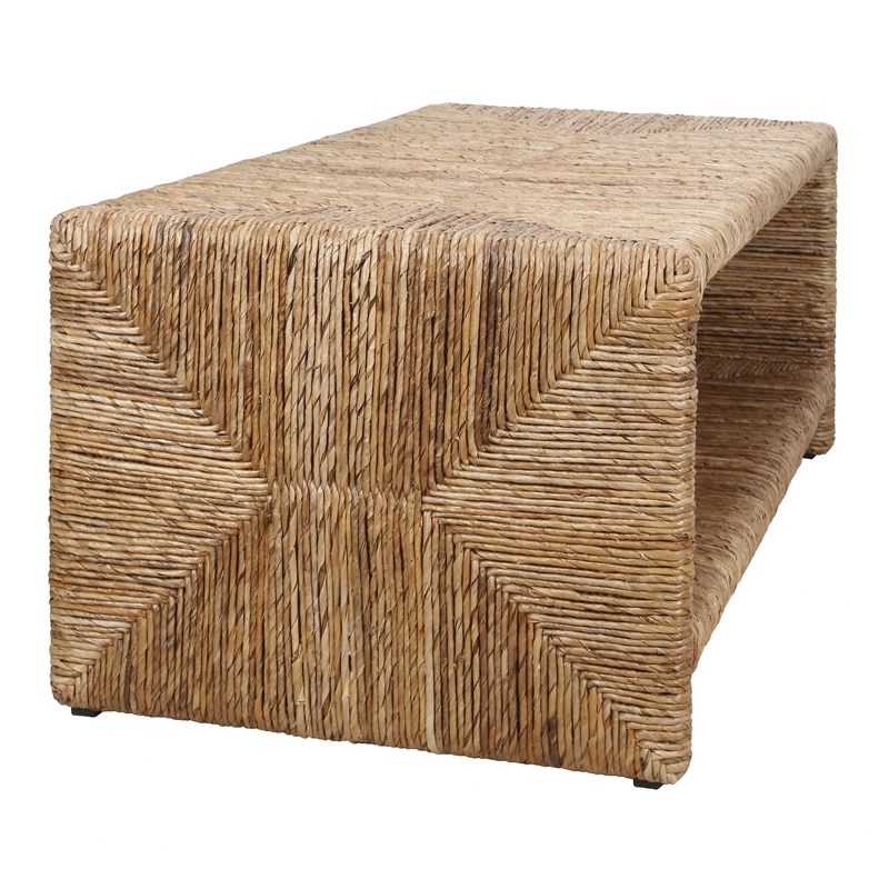 NPD Furniture Kanza Abaca Coffee Table in Natural