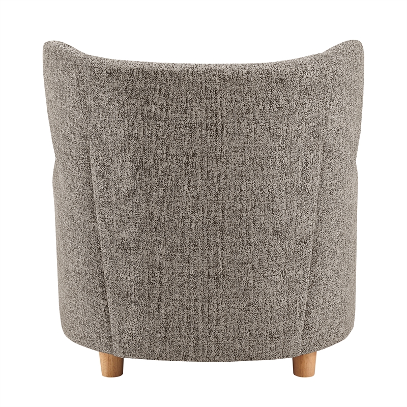 New Pacific Direct Tiffani Chenille Accent Arm Chair in Nexa Brown