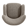 New Pacific Direct Tiffani Chenille Accent Arm Chair in Nexa Brown
