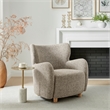 New Pacific Direct Tiffani Chenille Accent Arm Chair in Nexa Green