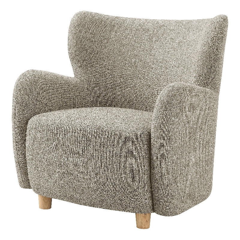 New Pacific Direct Tiffani Chenille Accent Arm Chair in Nexa Green