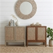 NPD Furniture Deria 2-Door Wood Cabinet in Sagewood