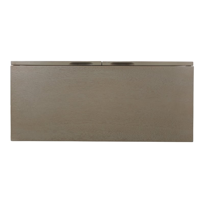 NPD Furniture Deria 2-Door Wood Cabinet in Sagewood