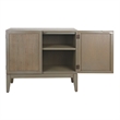 NPD Furniture Deria 2-Door Wood Cabinet in Sagewood