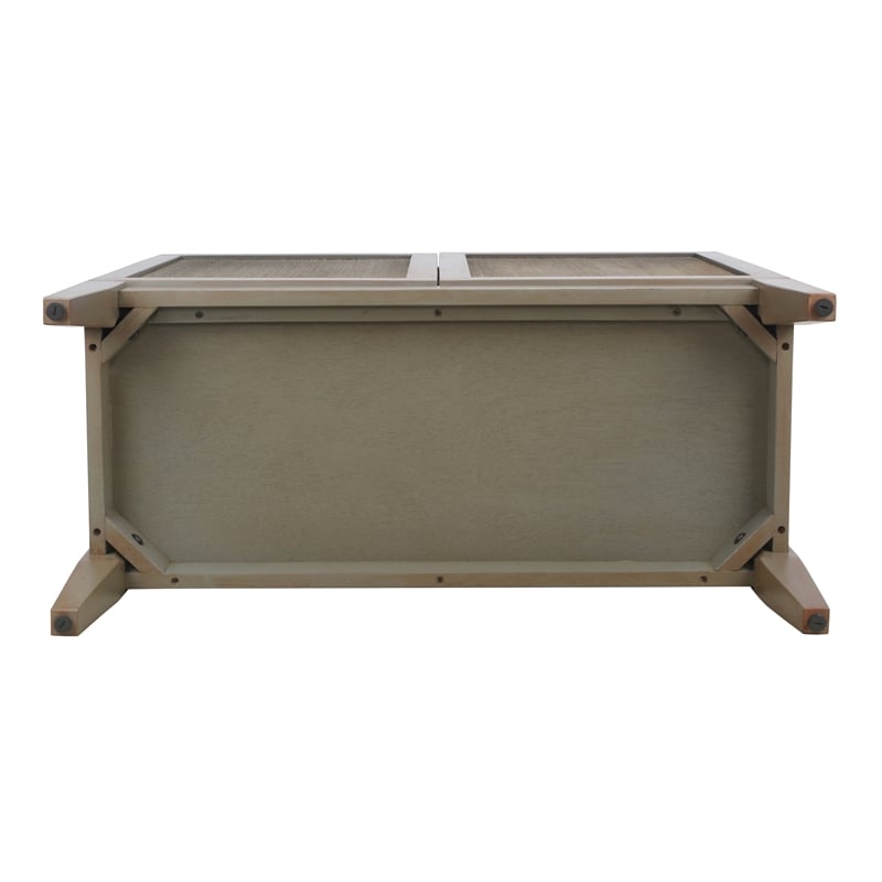NPD Furniture Deria 2-Door Wood Cabinet in Sagewood