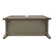 NPD Furniture Deria 2-Door Wood Cabinet in Sagewood