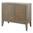 NPD Furniture Deria 2-Door Wood Cabinet in Sagewood