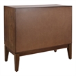 NPD Furniture Deria 2-Door Wood Cabinet in Walnut