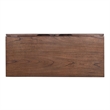 NPD Furniture Deria 2-Door Wood Cabinet in Walnut
