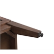 NPD Furniture Deria 2-Door Wood Cabinet in Walnut