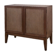 NPD Furniture Deria 2-Door Wood Cabinet in Walnut