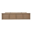 NPD Furniture Armoni 4-Door Wood Buffet in Brushed Sand