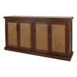 NPD Furniture Armoni 4-Door Wood Buffet in Walnut