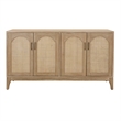NPD Furniture Chantilly 4-Door Wood Buffet in Brushed Sand
