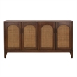 NPD Furniture Chantilly 4-Door Wood Buffet in Walnut