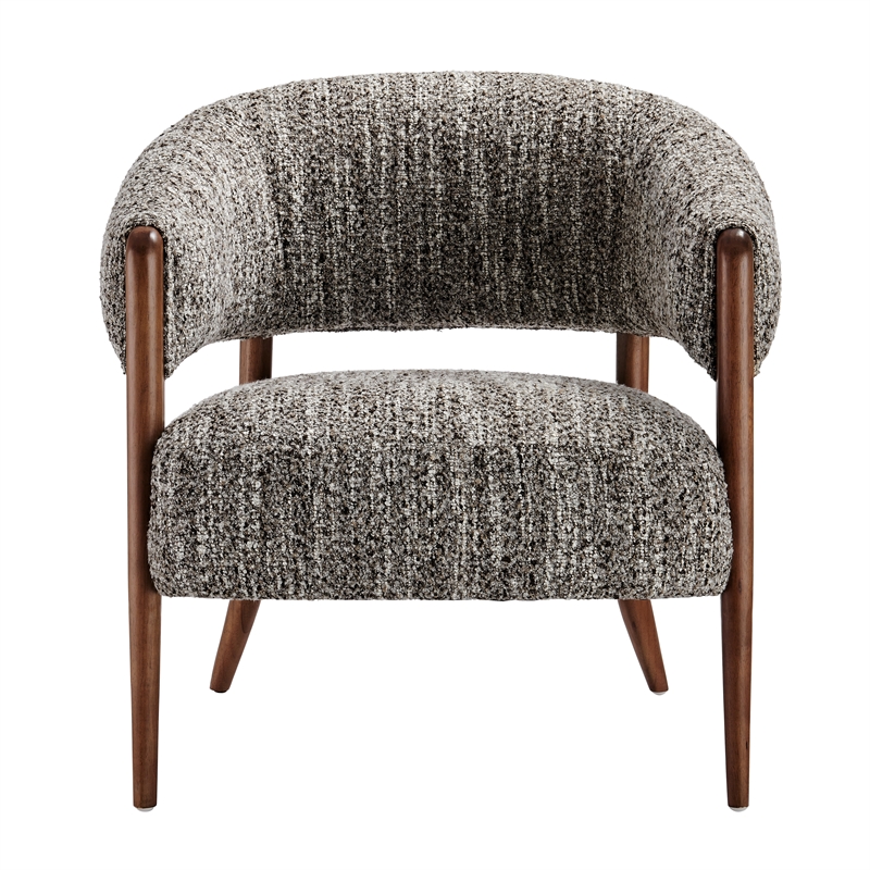NPD Furniture Mayla Accent Chair in Dappled Taupe Boucle